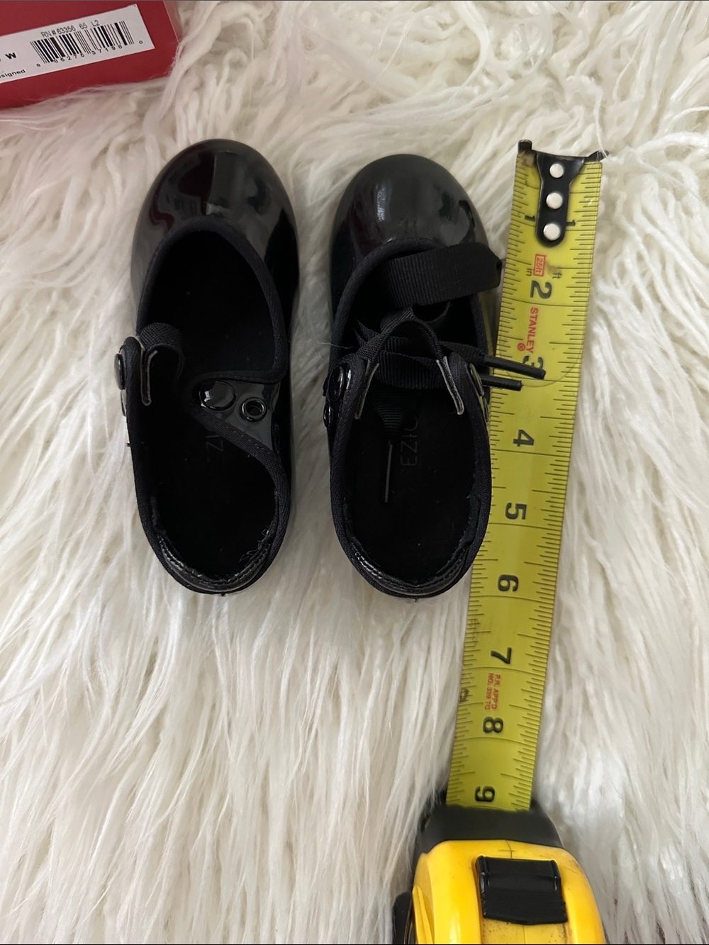 Toddler Black Patent Mary Jane TAP Shoes